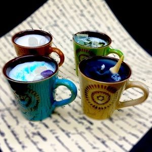 Four Pots Spell Candle Set